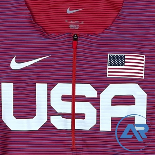 Nike USA Team Pro Elite Sleeveless Speedsuit Men's Size S Blue Red AO8505-602 - Picture 5 of 6