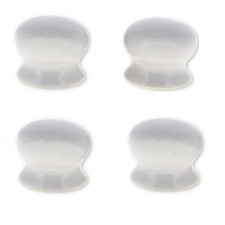 4 X White Ceramic Classic Door Knobs Kitchen Bedroom Cupboards 38mm