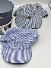 Cosplay Costume Engineer Train Hats Lot of 2 Adult Railroad Driver Caps