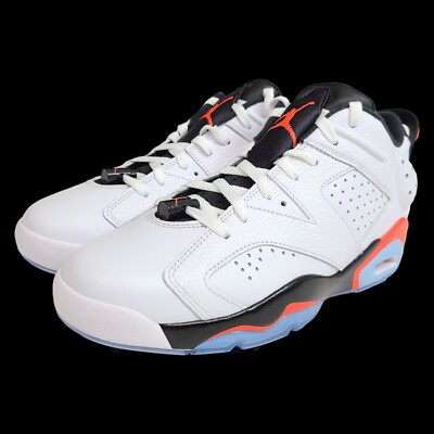 Size 10.5 - Air Jordan 6 Retro Golf Low White Infrared for sale