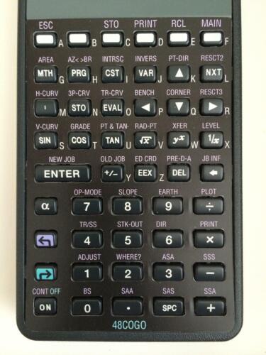 Neu TDS 48Cogo Vermessung Overlay - für HP 48GX Taschenrechner/Karten - Bild 2 von 2