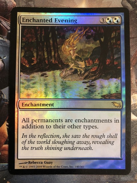 1x Foil Enchanted Evening Shadowmoor LP MTG Magic the Gathering x1 MKE ...