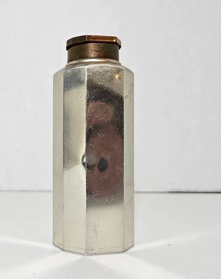 Antigua lata de talco invisible Yardley Londres Príncipe de Gales hecha en Inglaterra 5" Foto 2 de 3