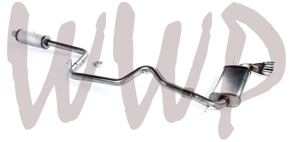 Stainless CatBack Muffler Exhaust 12-18 Ford Focus Hatchback 2.0 SE/SEL/Titanium - Image 2 of 3