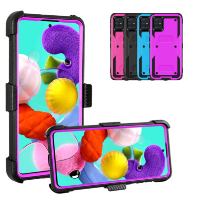 For Samsung Galaxy A51 Case Built in Screen Protector Heavy Duty Cover 