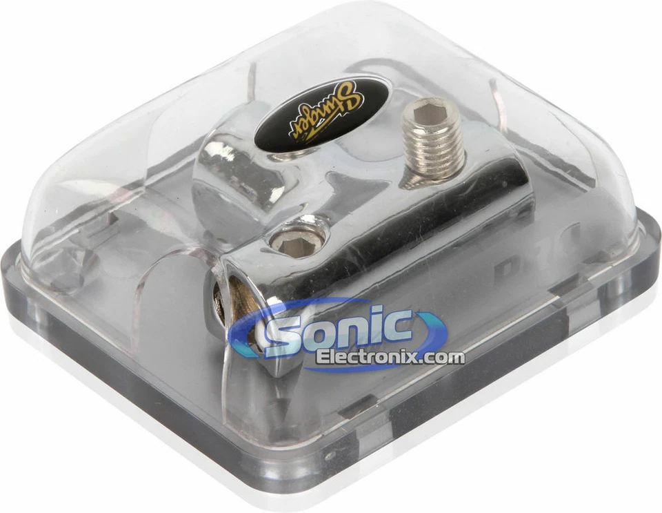 Stinger SPD511 Three 4 gauge Inputs/Outputs Power Ground Distribution T-Block - Image 2 of 3