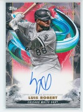 2023 Topps Inception Luis Robert Auto Red /50 On Card #BRES-LR Chicago White Sox