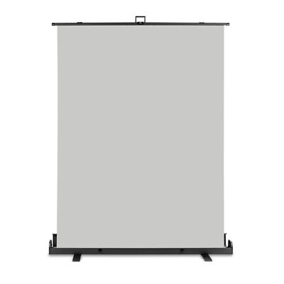 Walimex pro Roll-up Panel Hintergrund grau 155x200cm Fotohintergrund Fotostudio 