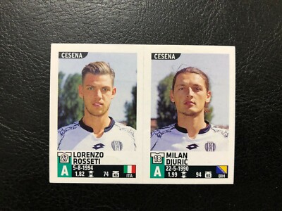 FIGURINE FOOTBALLERS PANINI 2015/16 CESENA ROSSETI/...n 649 NEW WITH VELINA