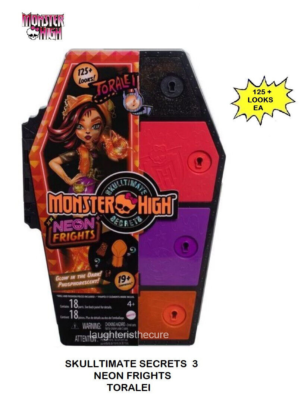 Monster High Skulltimate Secrets 3 Neon Frights Doll TORALEI | eBay