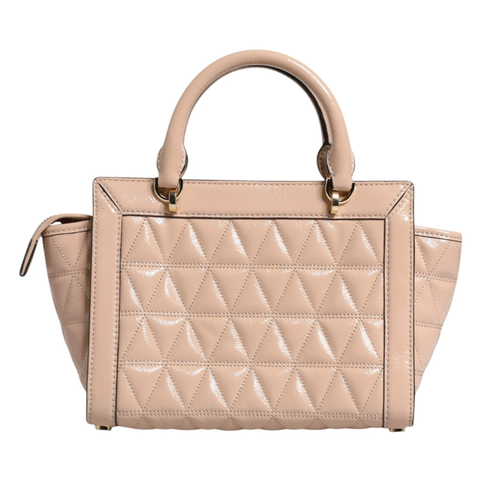 Borsa MICHAEL KORS pesca pelle trapuntata logo tracolla VIVIANNE messenger 600usd