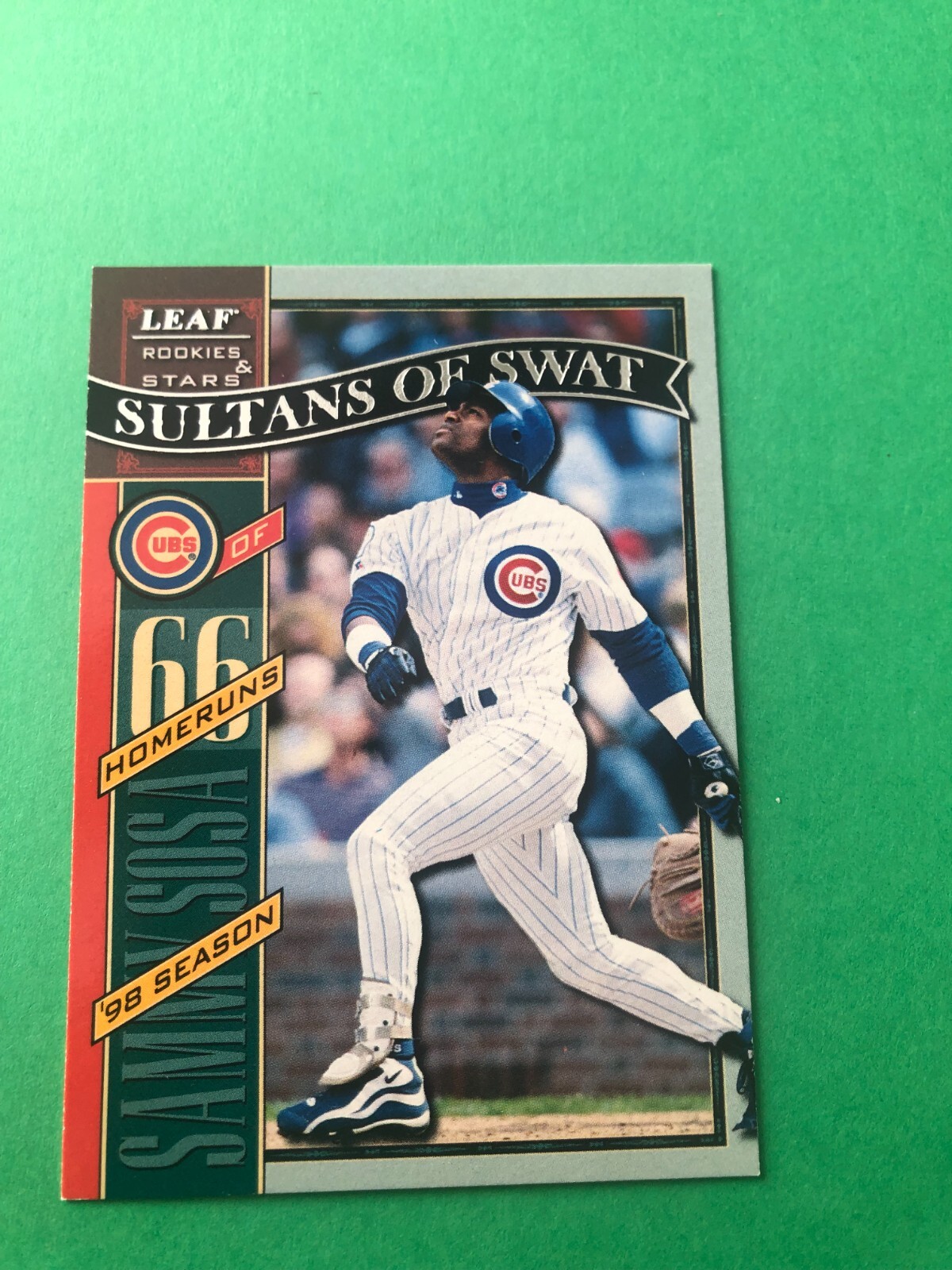 1998 Leaf Rookies & Stars #337 Sammy Sosa SP Short Print Sultans of Swat