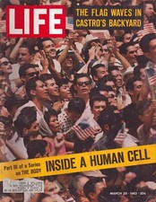 LIFE Magazine March 29 1963 Inside a Human Cell JFK Costa Rica Castro LA Angels