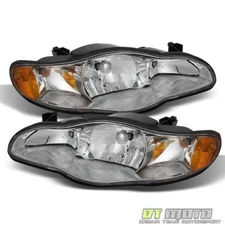 2000-2005 Chevy Monte Carlo Replacement Headlights Lamps Set 00 01 02 03 04 05