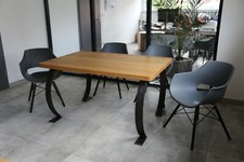 Tavolo da Pranzo Rovere Massiccio 140 x 90 Artigianale Design Protetto Tavolo