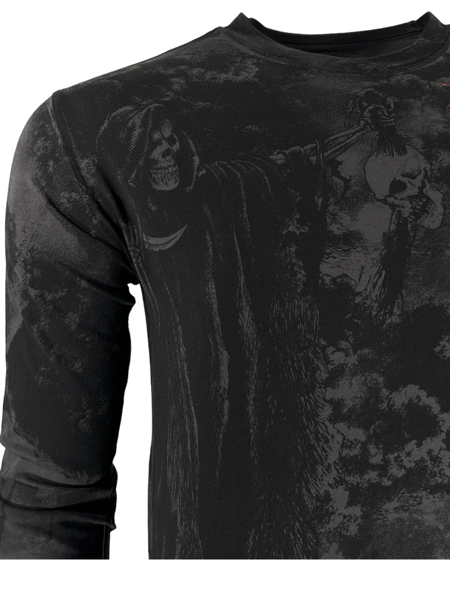 T-Shirt Biker Con Teschio XTREME Da Uomo - S-4X Albania - Foto 5