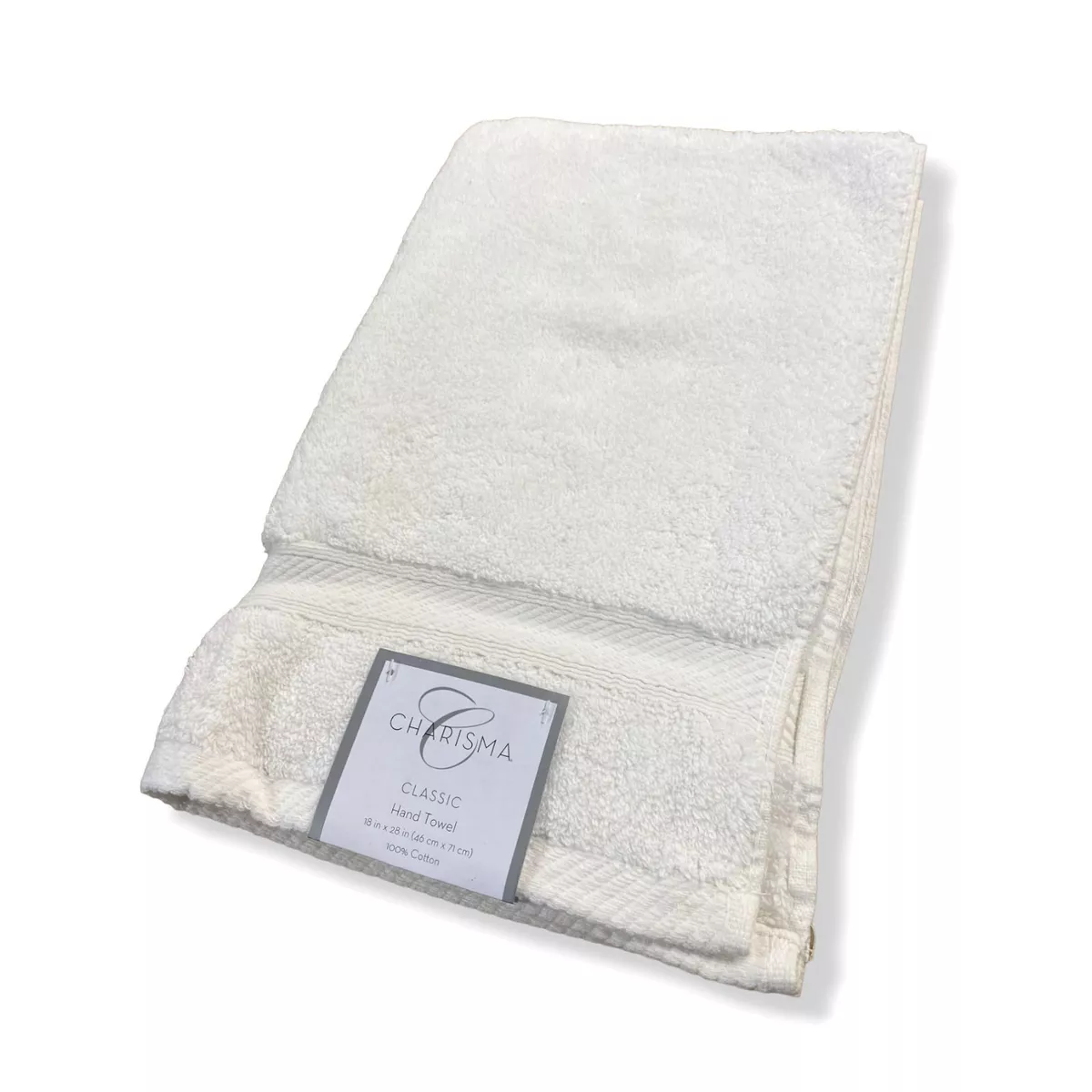 Charisma Luxury Bath Towel - 100% Hygro Cotton, Classic White by Charisma