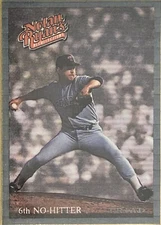 1993 TRIAD NOLAN RYAN WHATABURGER MINI BLANK BACK CARD! 6th No-Hitter HAND TRIM!