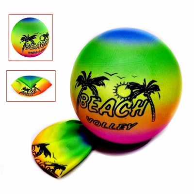 rubber beach ball