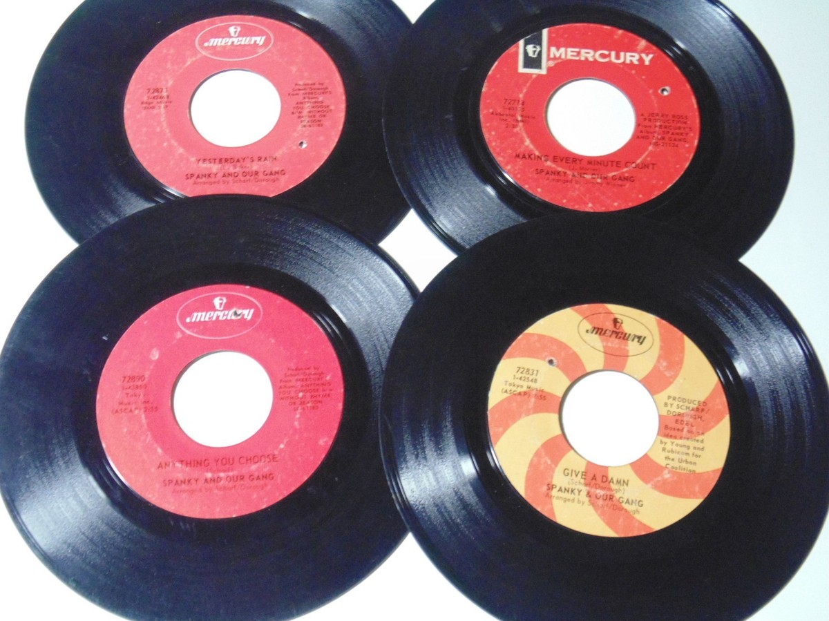 Spanky & Our Gang - Four - 45s - Late 1960s - See pictures