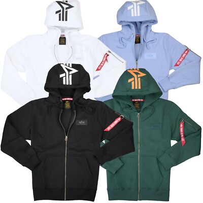 Alpha Industries BACK PRINT HOODY - Felpa Con Cappuccio - Petrol/blu - Foto 11