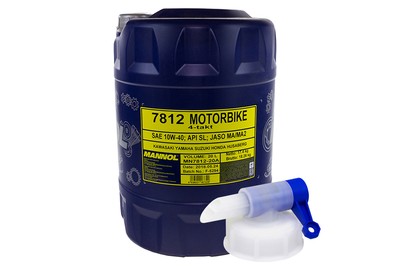 20 Liter Motoröl 4-Takt SAE 10W-40 MANNOL mit Auslasshahn für Aprilia Beta Daeli