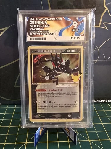 Graninja Gold Star #SWSH144 - Celebrations ETB 2021 Black Star Promo - Ace 9