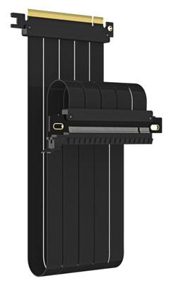 GLOTRENDS 600mm PCIe 4.0 X16 Riser Kabel GeForce RTX AMD Radeon GPUs