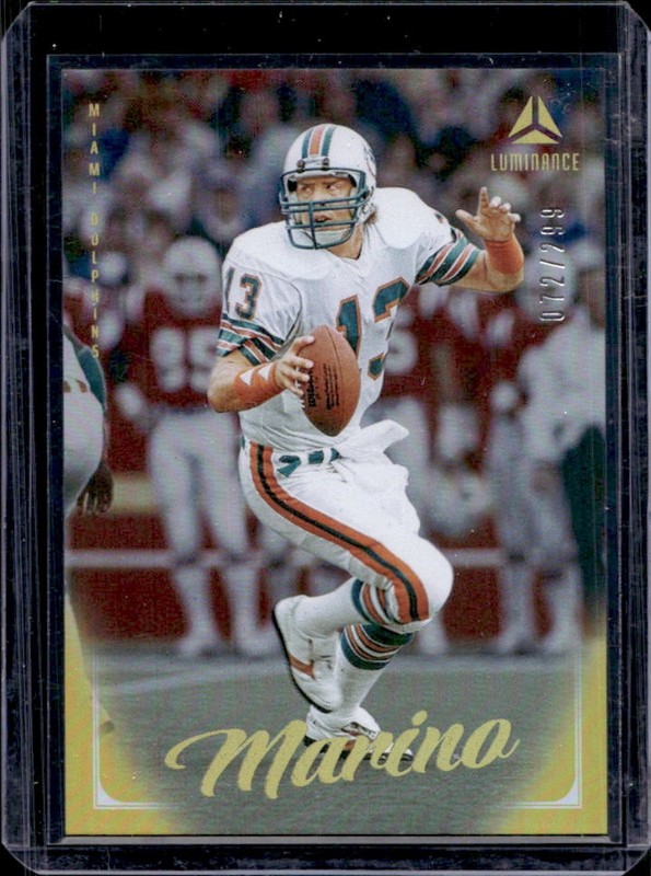 2025 Panini Luminance Dan Marino Gold #/299 Dolphins