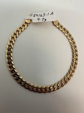 9ct Solid Gold Curb Bracelet 9.3g