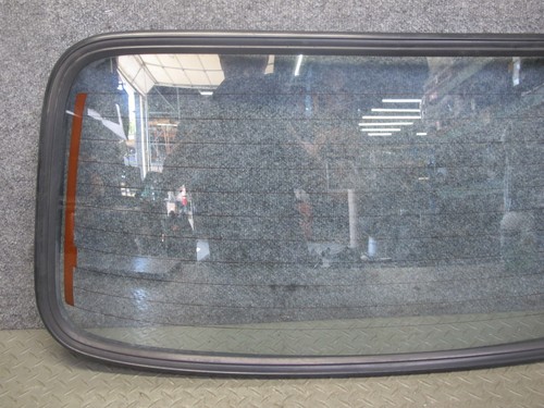 88-91 MAZDA RX7 FC3S CONVERTIBLE SOFT TOP ROOF REAR WINDOW GLASS HEATED OEM - Picture 4 of 22