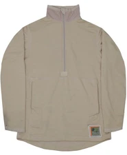 NEW Large Regular USMC Tan Frog Waffle Fleece Quarter Zip Grid Marine Corp Shirt