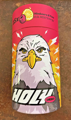 Holy Energy Himbeere & Yuzu – Raspberry Raptor – Pulver, 15 x 0,5 Liter ...