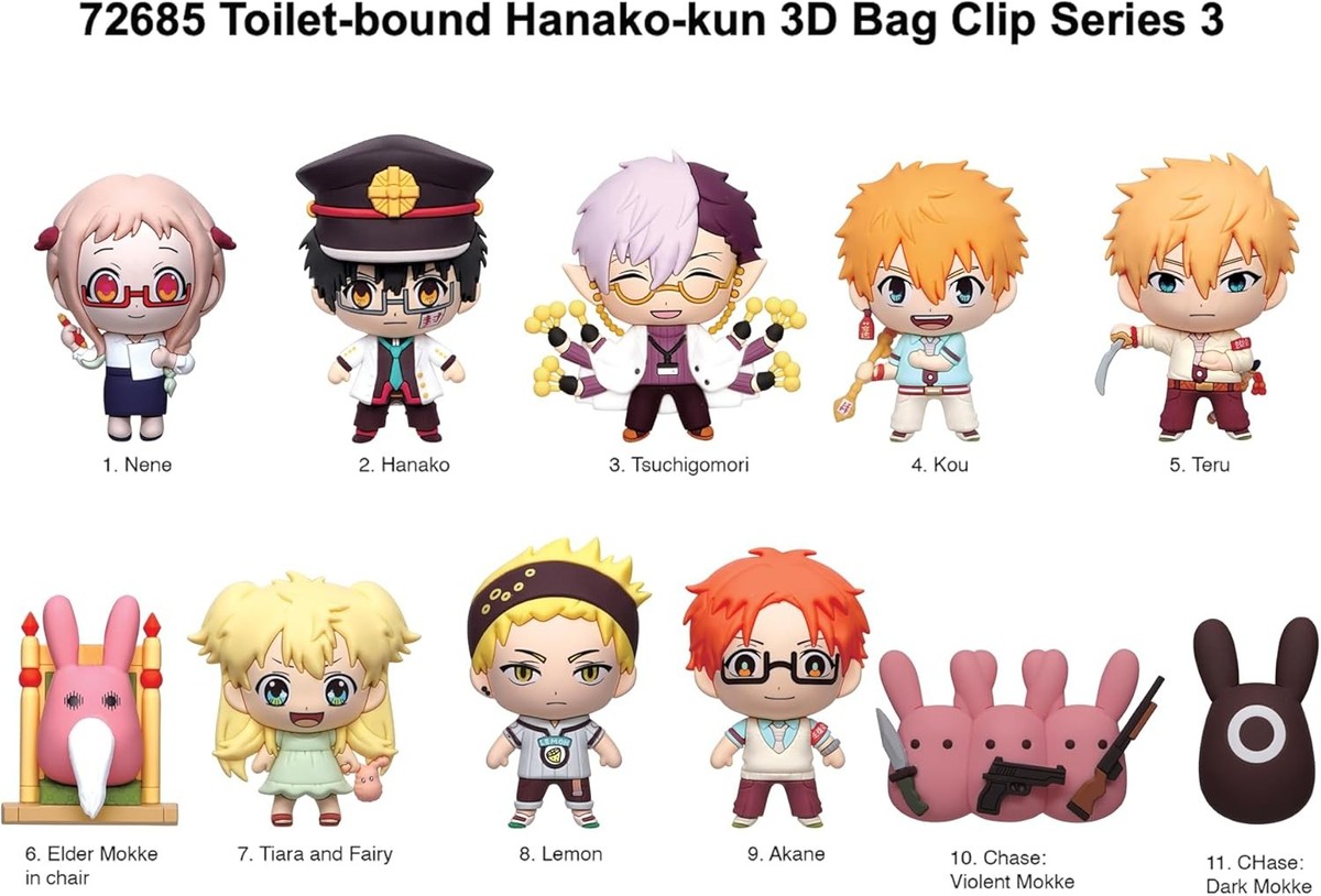 NEW* Toilet-bound Hanako-kun: Series 3 Collectible Figural Clip (1