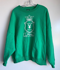 PLAYBOY PacSun Beverly Hills Bunny Sweatshirt Medium Green