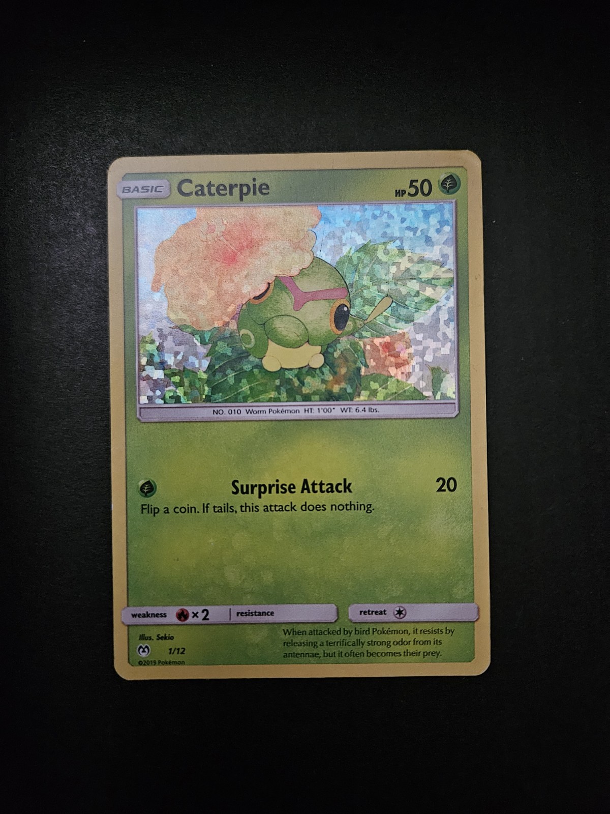 Caterpie 001/012 McDonald's 2019 Holo