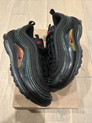 Nike Air Max 97 2008 Black Varsity Red Royal Multi DS Vintage Size 11