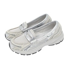 Skechers Var-City Silver Women Lifestyle Casual Sporty Loafer Shoes 159305-SIL