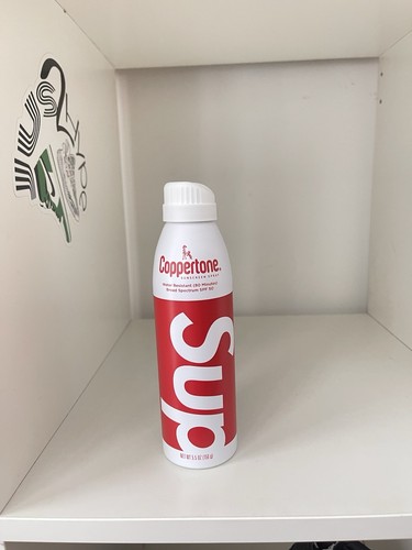 Supreme X Coppertone Sunscreen Spray SS26 Expiration 11/2028