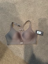 Under Armour Size Large Army Green Fitted Cross Strap Sports Bra