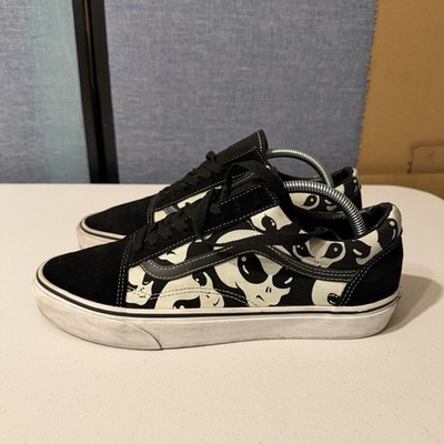 Vans Old Skool Alien Ghosts GLOW IN THE DARK! Black Shoes US Men 10