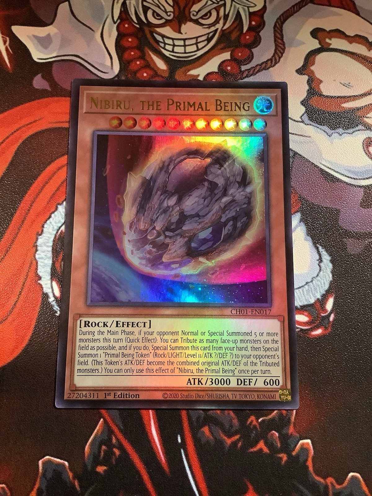Yugioh Nibiru, the Primal Beign CH01-EN017 Ultra Rare 1st Edition