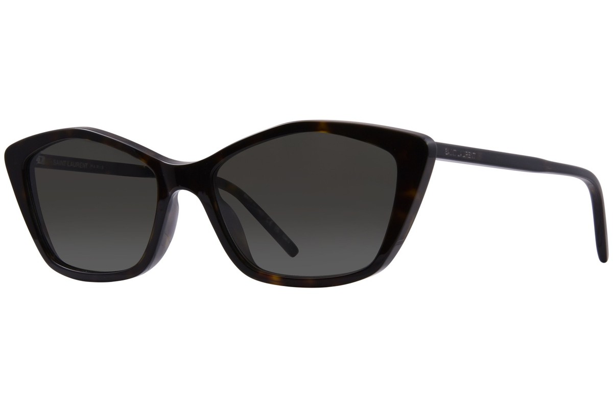 サングラス Saint Laurent Saint Laurent - SL 775 - 002 (SL 775 002) Saint Laurent SL 775 002 Sunglasses Women's Havana/Grey Cat