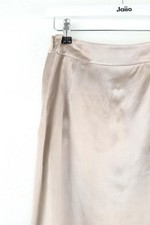 Jupe PAULE KA Taille 40 En Laine Vierge Grise - Doublée, Plissée, Taille élastiquée, Occasion Très Bon état