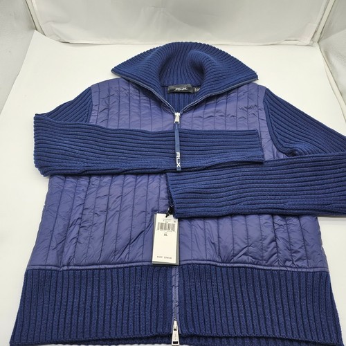 Chaqueta de golf RLX Ralph Lauren para mujer azul marino ropa exterior talla X grande nueva con etiquetas
