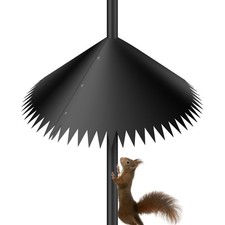 Large Around-wrap Squirrel Baffles 18" Protect Bird Feeder Squirrel Proof Baffle