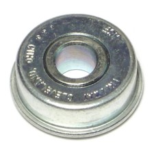 3/8" x 1-1/8" Zinc Plated Steel Flange Bearings 3 pcs. 