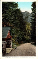 Cold Spring The Buttress Near The Balsams Dixville Notch New Hampshire Postcard