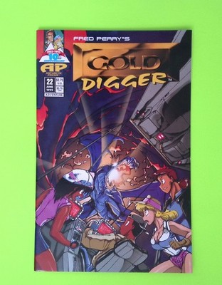 Gold Digger #22 Vol. 2 1995 Antarctic Press We Combine Ship Comic Book RY76-257