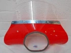 Lambretta Series 3 SX TV Flyscreen Red with Fixings 005125